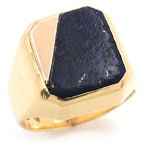 Bague chevalière large - chevalière, en