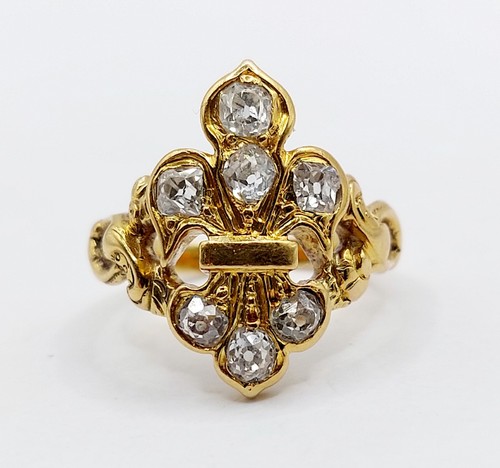 Bague chevalière fleur lys - chevalière, de