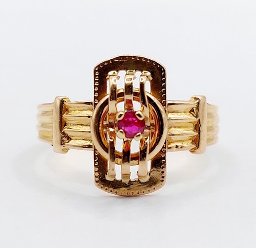 Bague chevalière victorienne