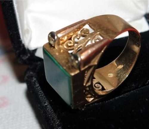 Chevalière carats - or, 18