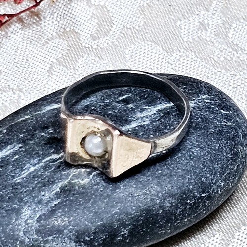 Bague chevalière art déco - chevalière,