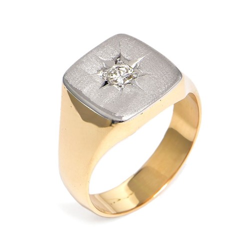 Bague chevalière signet - chevalière,