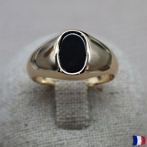 Chevalière plaqué 18k 5 - plaqué,