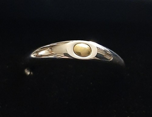 Bague argent 925 goutte - et,