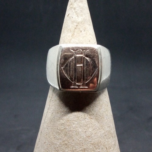 Chevalière 1930 argent 925 - 1930,